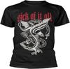 Men's Sick of It All Eagle (Black) T-Shirt Black