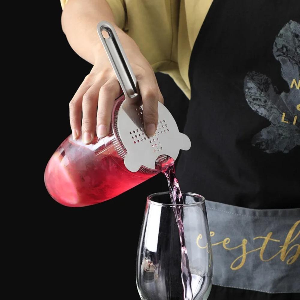 Thickened Cocktail Strainer Shaker Non Slip Wine Cup Ice Filter  Bar Accessorie Tools