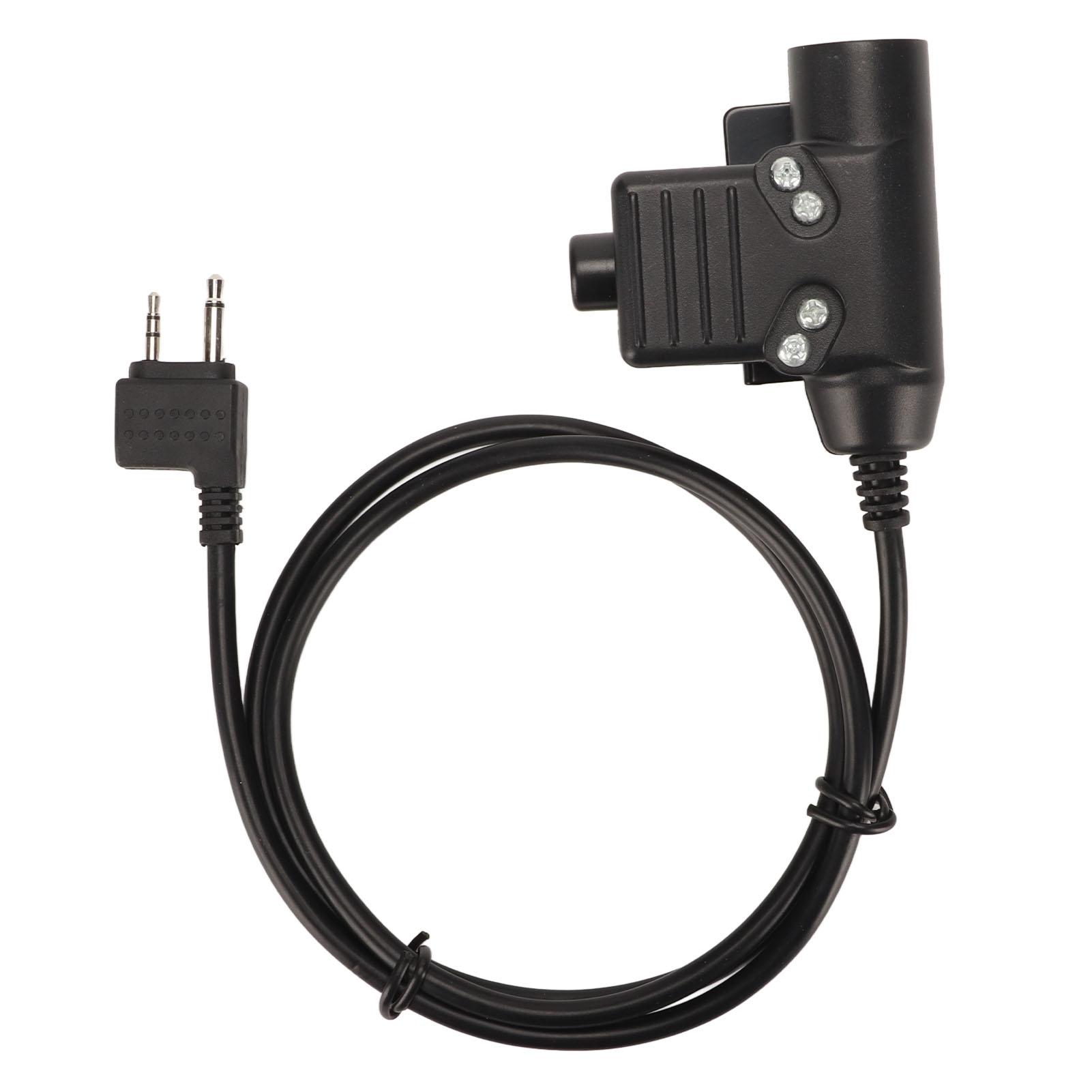 

U94 PTT 2 Pin Plug and Play Hands Free Push to Talk Adapter for Alan for Midland Radio