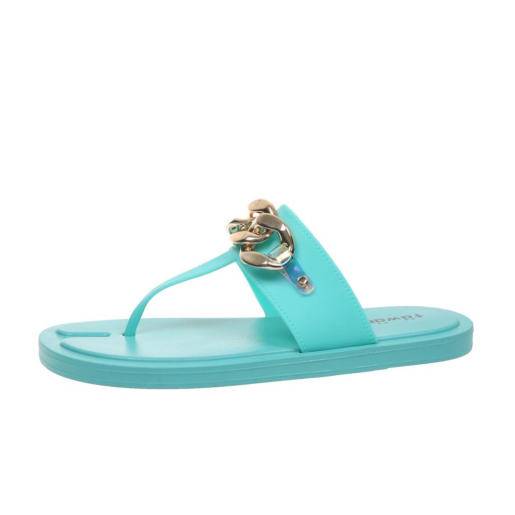 Ladies New Slippers Summer T-shaped Flip-Flops Flat Slippers Fashion Indoor Outdoor Fashion Fashion Convenient