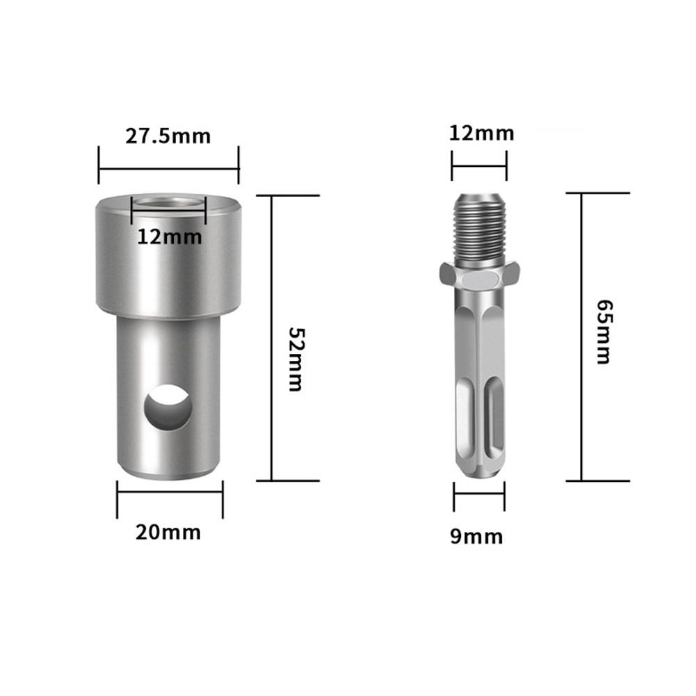 Earth Auger Adapter Fixed With Reverse Thread Screws
