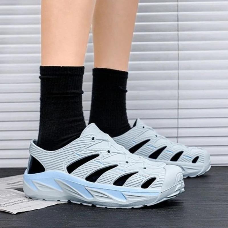 Hollow Man Sandals Soft Barefoot Big Size Stylish Original Breathable Wholesale Buy Number 41 In Welcome Deal Eva Shoes for Men