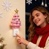 Plug-in Christmas Tree Night LightUL 360° Rotating Holiday Decoration