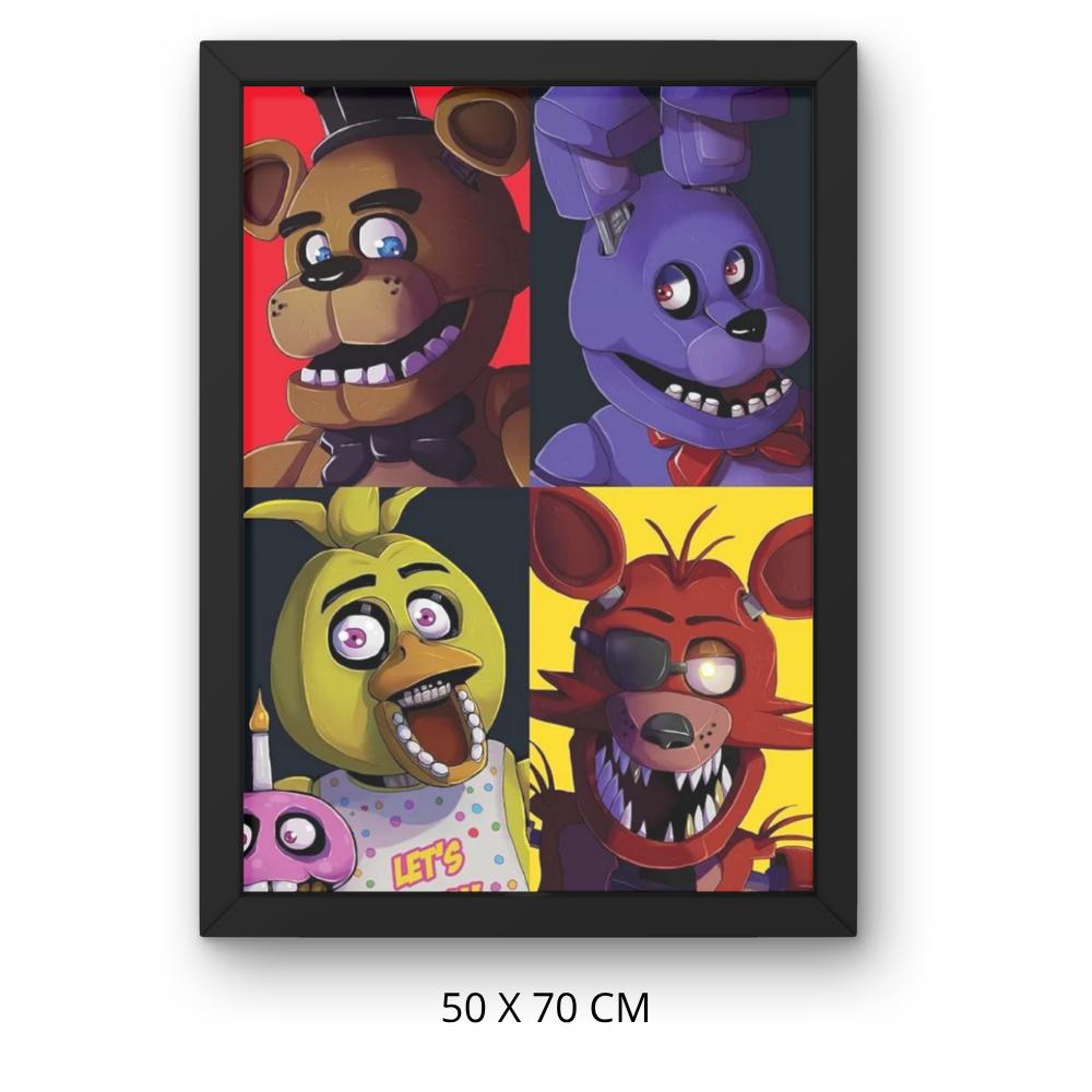Painting by Numbers Picture with Frame Five Nights At Freddy's 50X70 Cm