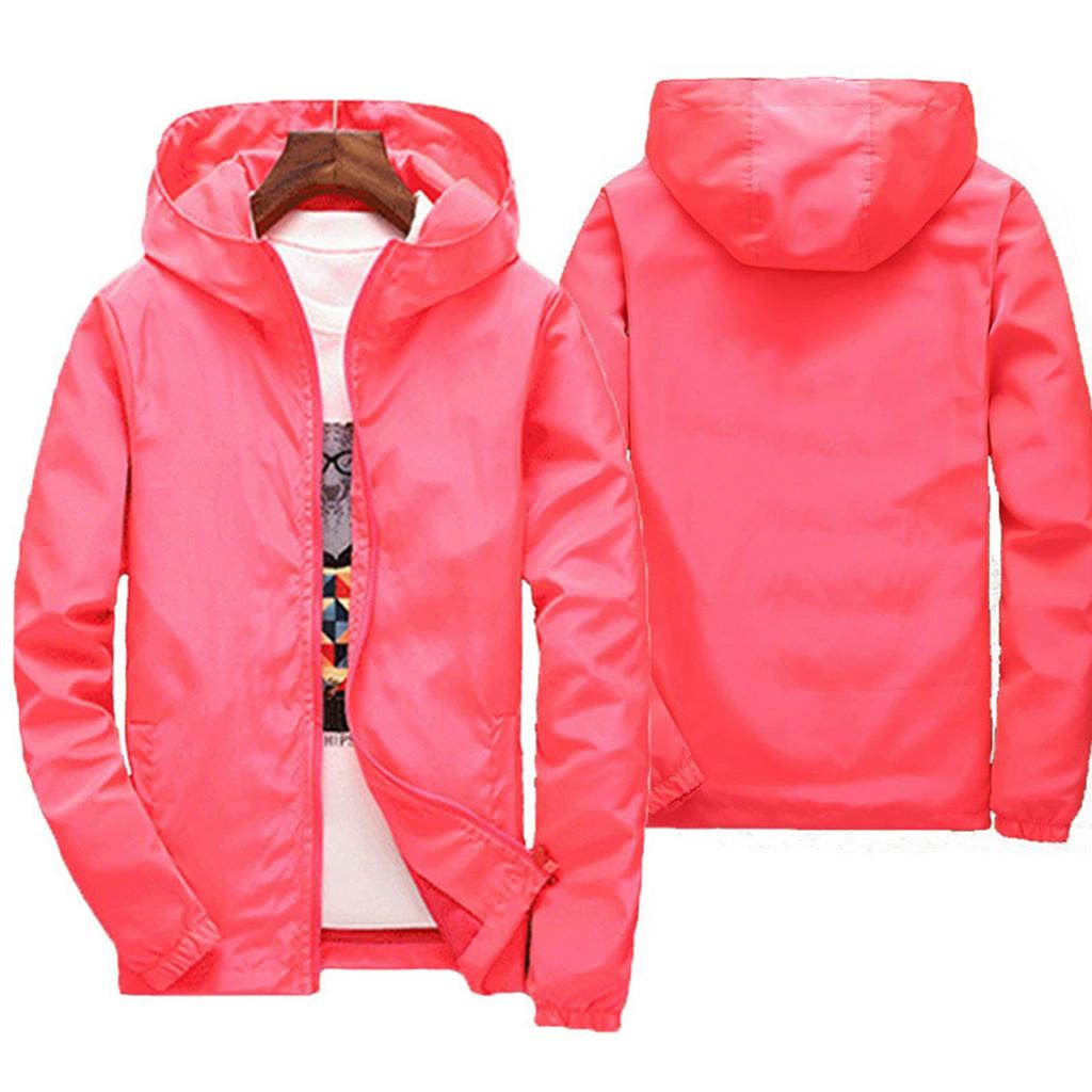 Men's Plus Size Loose Fit Casual Hooded Jacket