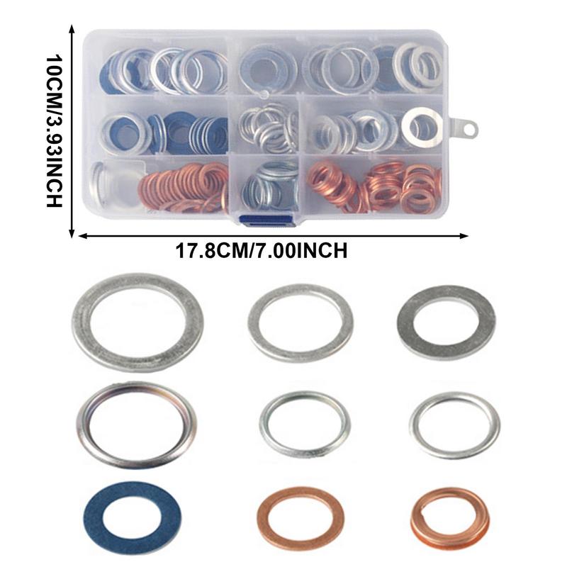 Schraubenscheiben-Set für Handys & Zubehör 140X Flach- & Sicherungsscheiben in mehreren Größen Handgefertigte Produkte Mehrere Größen Schwerlast