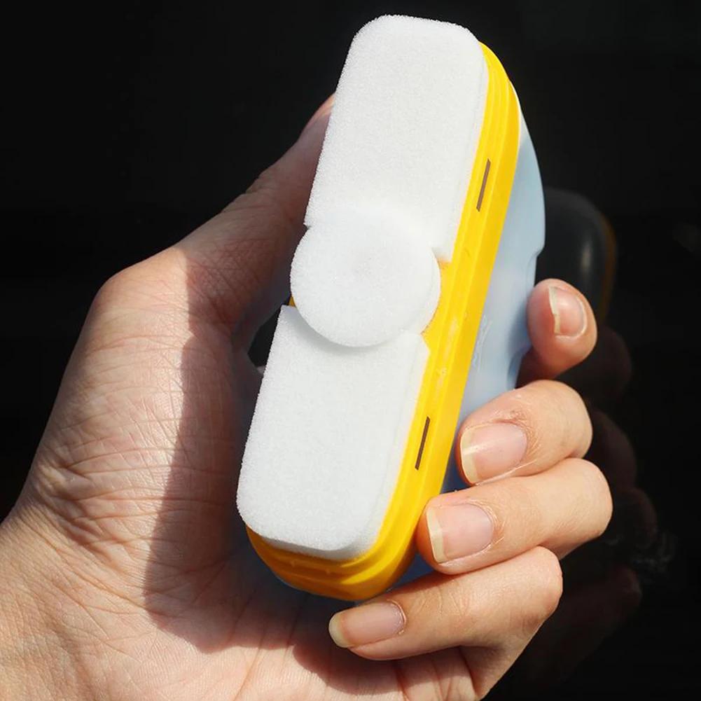 Car Glass Oil Film Remover Powerful Car Windshield Cleaner Automobile Glass Cleaning Brush for Improves Clarity and Visibility