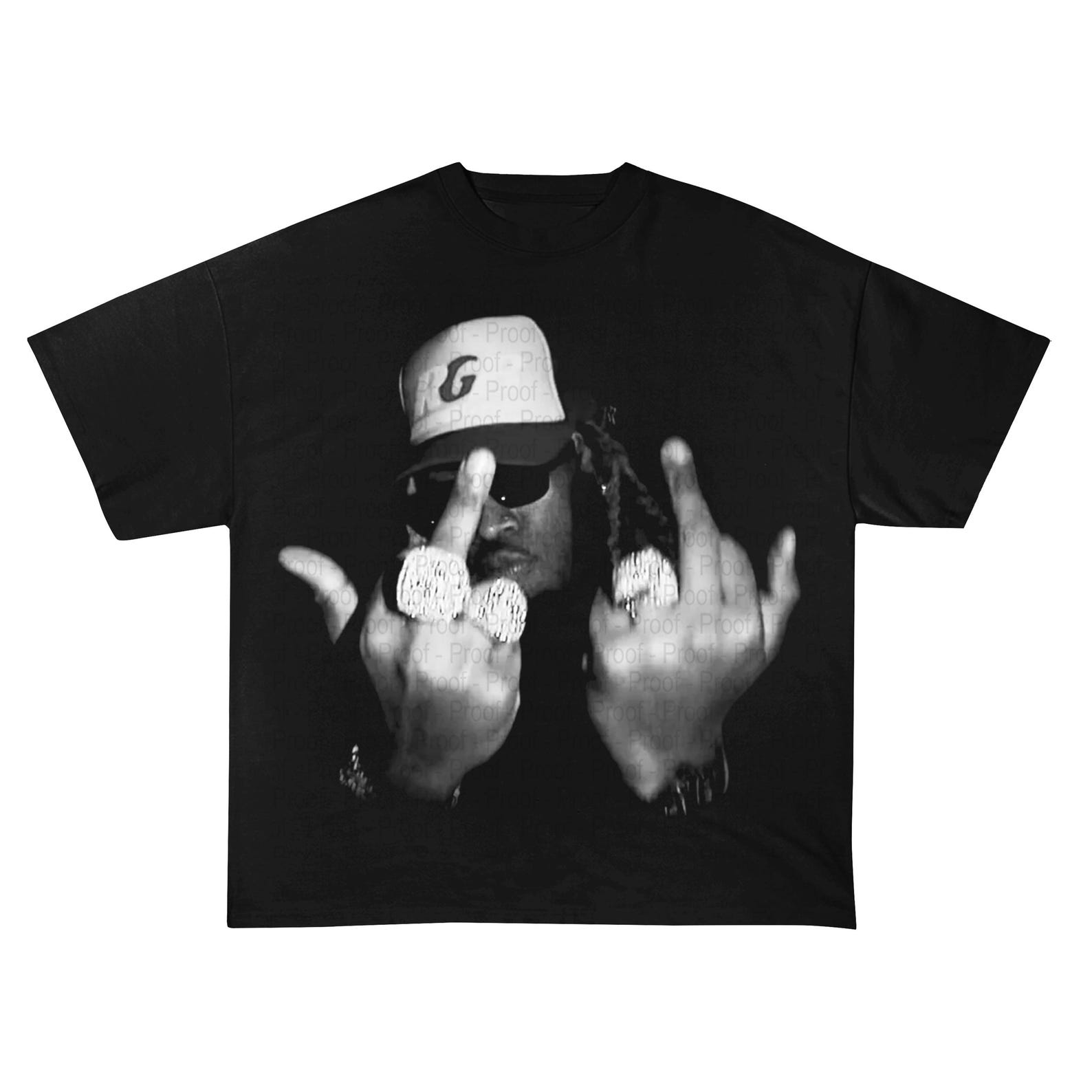 Future Middle Finger Shirt, Hip Hop Graphic Print T-Shirt, Merch T Shirt ,Future Shirt, Future Face Style Tee 4XL