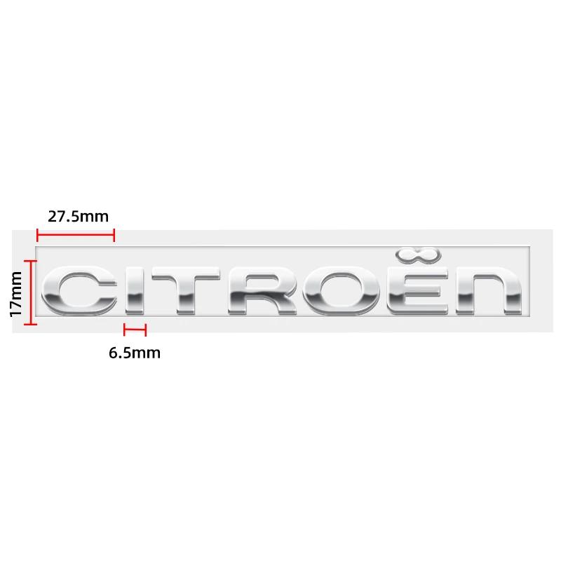 ABS Car Rear Trunk Badge Letter Sticker for Citroen Xsara C3 Picasso Elysee Berlingo C4 Sega Aircross C5 Emblem Logo Accessories