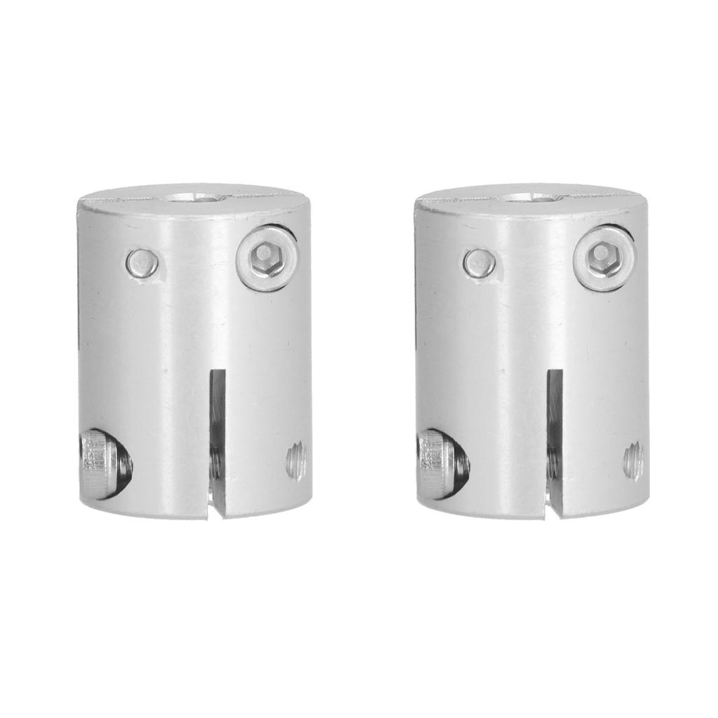 2Pcs Shaft Couplers Aluminum Alloy High Load 6mm To 6mm Bore Couplings Metal Parts