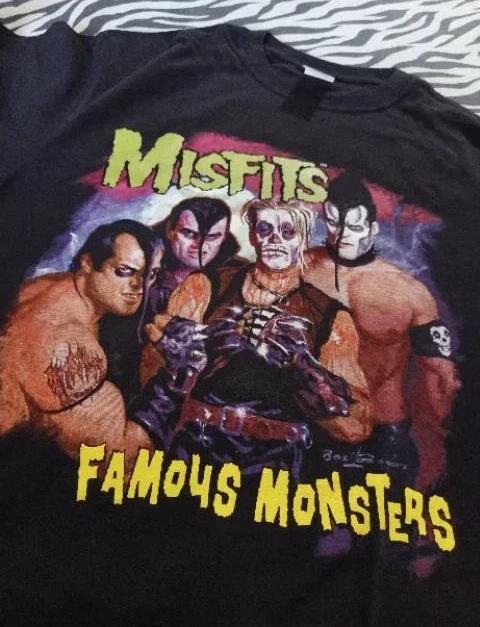 Misfits Famous Monsters Tour OG basic T-shirt, size S-5XL L
