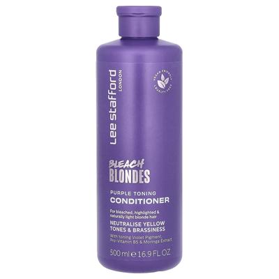 Bleach Blondes, Purple Toning Conditioner, for Bleaching, Highlighting and Natural Light Blonde Hair, 16.9 Fl Oz (500 Ml)