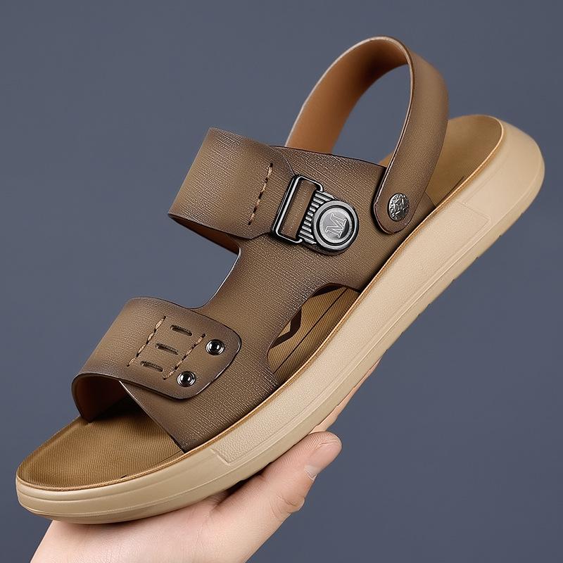 Fashion Fashion New Men's Summer Comfort Soft Sole Hole Clogs Sandals Trendy Slipper Garden Beach Shoes Hombre Footwear