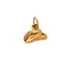 18K Gold Retention Stainless Steel Star Cloud Pendant DIY Accessory