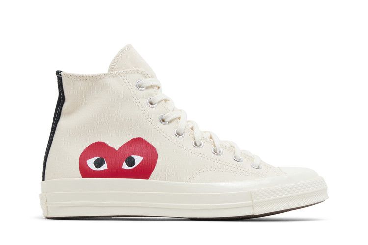 Men's Comme des Garçons Play x Converse Chuck 70 High 'Milk' 2023