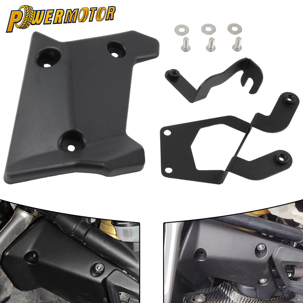For BMW R1200GS R1250GS LC ADV 2013-2023 Motorcycle Exhaust Baffle Protector Cover Upper Side Panel Frame Guard Middle Infill