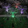 Flowers LED Solar Light Fiber Optic Landscape Lights New Jellyfish Garden Lamp  Pathway