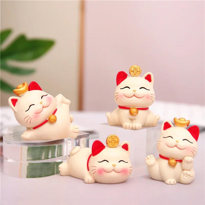 

Горячая продажа креативный подарок новый Zhaocai Lucky Cat украшение для автомобиля небольшое украшение украшение для торта центральная консоль украшение для автомобиля