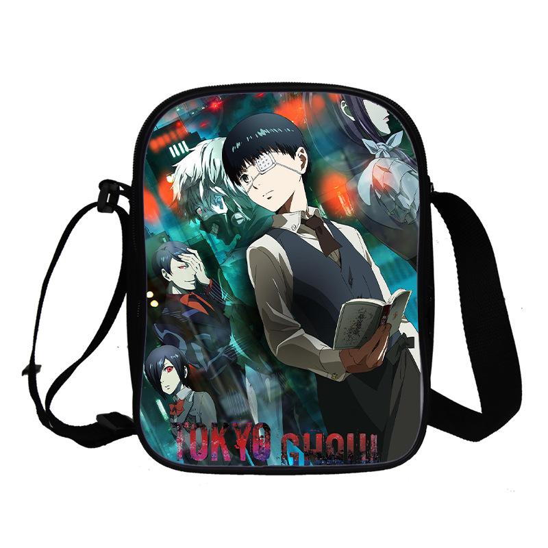 New Teen Crossbody Bag Ghoul Peripheral 3D Printing Full Color Double Shoulder Bag