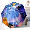 1pc Cinderella Folding Umbrella - Compact Travel Umbrella with 8-Rib Design, Manual Open/Close Yy250728042