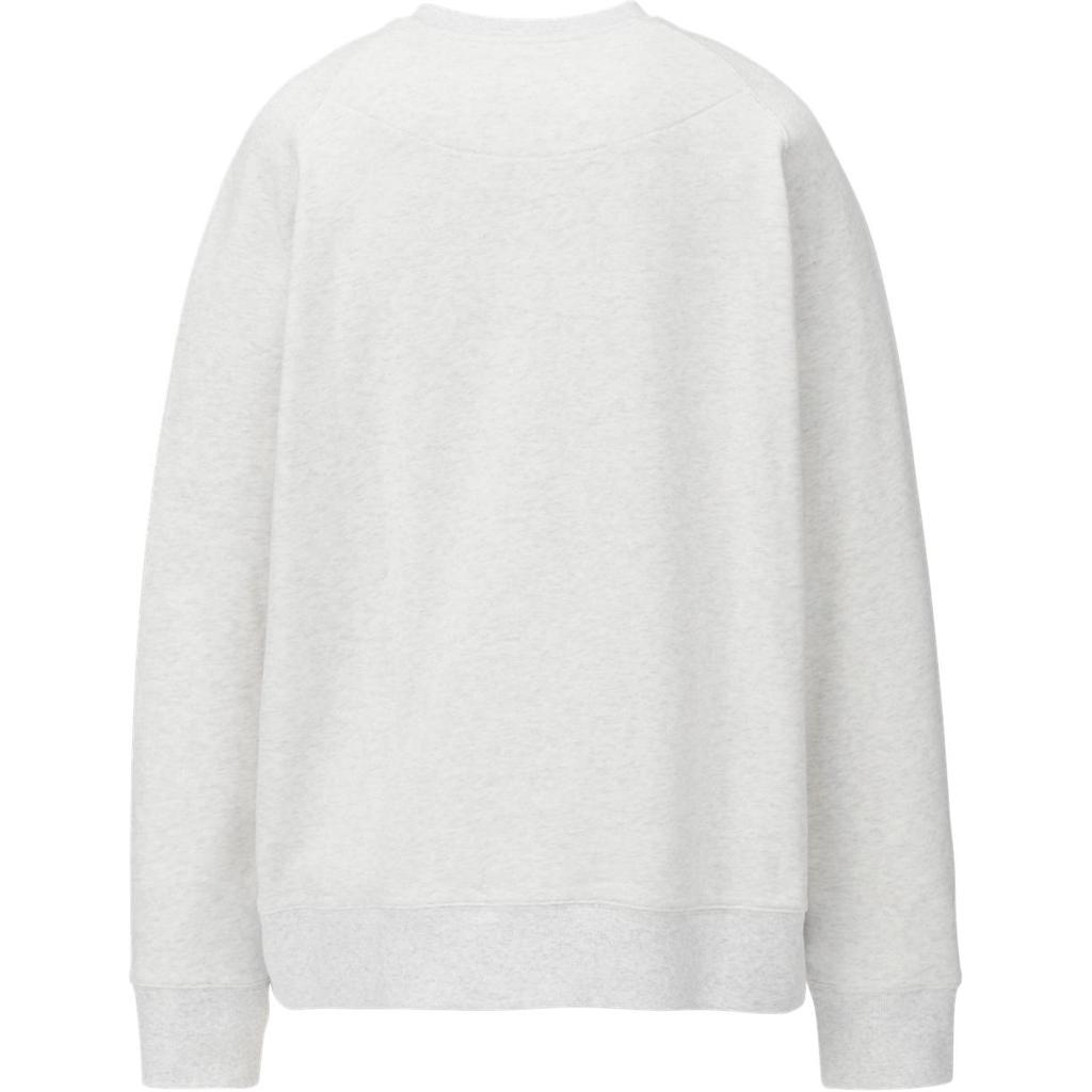Onitsuka Tiger Logo Crew Neck Raglan Long Sleeve Sweatshirt Unisex sweatshirt Gray White 2183B433-200