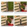 Fence Repair Kits Thickened Metal Fence Support Stakes Solid Ground Spikes Quick Fix Post Stabilizer For Repair Tilted