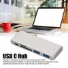 Přenosný USB C Hub 5 v 1 PD Rychlý Multi Port Rozšíření USB C Adaptér pro MacBooks pro Tablet