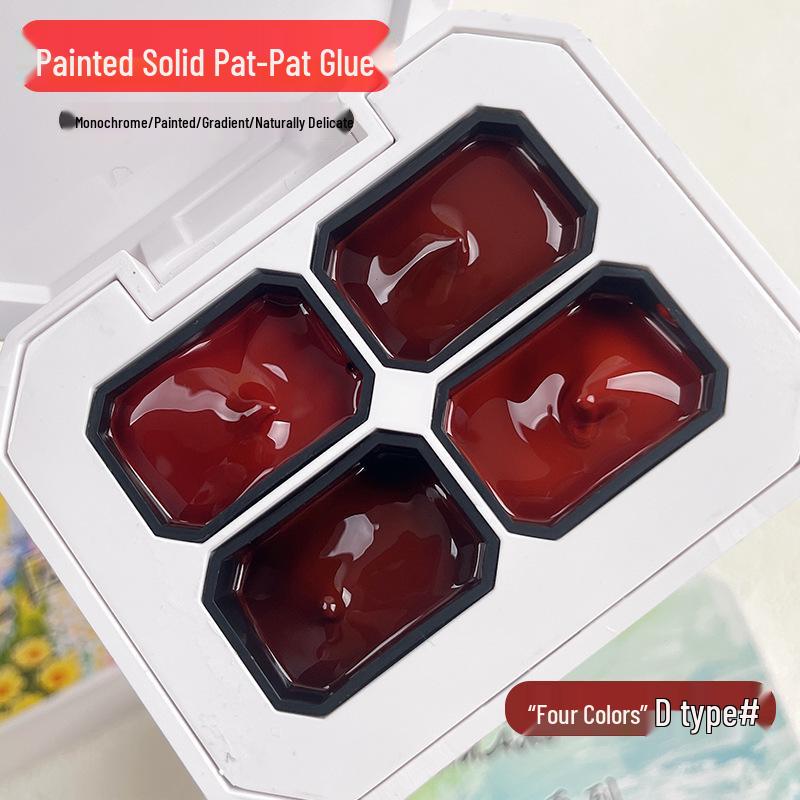 Nuovo Gel Pat Pat: Nove Griglie Nail Art Colore Solido Pittura Blush 2024 - Sfumato Saturo Gradiente, Non Richiede Lavaggio