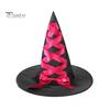 Classic Wizard Character Headwear Halloween Witch Hat, Reusable Oxford Cloth Pointed Stage Performance Costume Hat for Costume, Carnival, Masquerade,