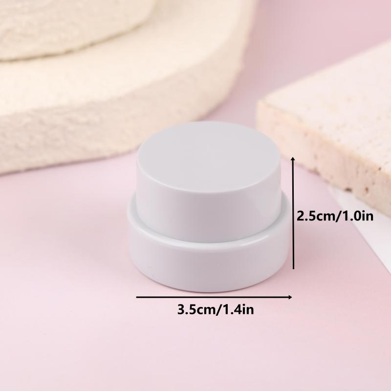 5g Empty Plastic Square Containers – Multi-Purpose Jars for Nail Art, Cosmetics, Creams, Gels, and Powders