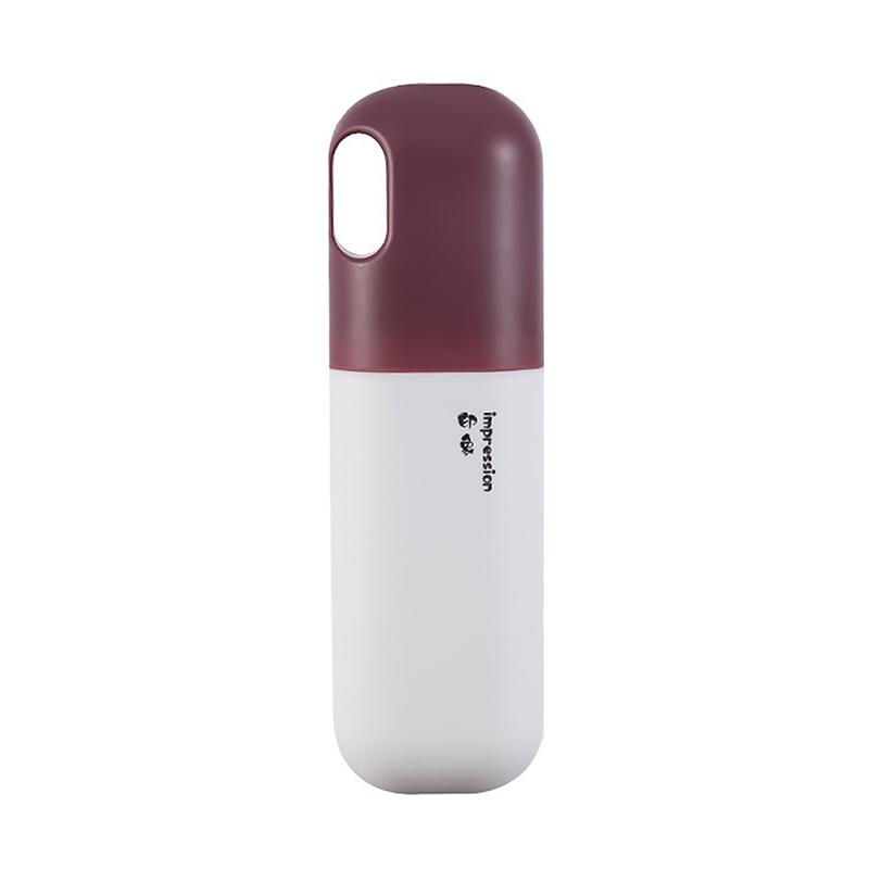 

Travel Portable Toothbrush Cup Bathroom Toothpaste Holder Storage Case Box Organizer Travel Toiletries Storage Cup