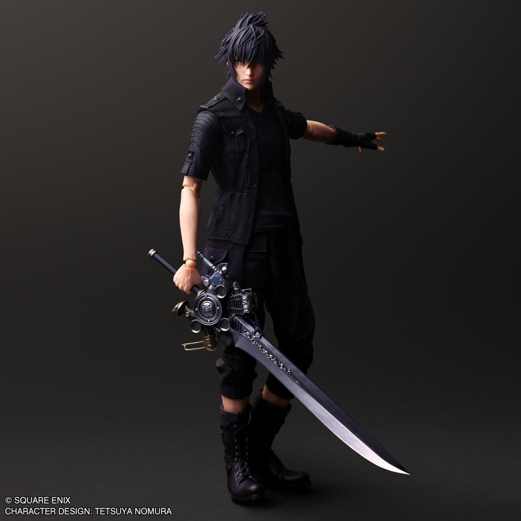 Final Fantasy XV Play Arts True Noctis Lucis Caelum Figura Mobile Dipinta in PVC