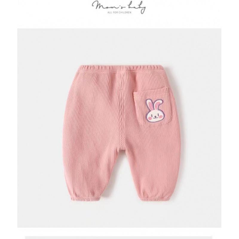 Newborn Infant Fleece-Lined Pants - Spring & Autumn Casual Wear for Boys & Girls