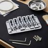 6 String Guitar Fixed Bridge Separated Saddles 6 String Guitar Bridge Musical Instrument Accessory For Smooth Playability