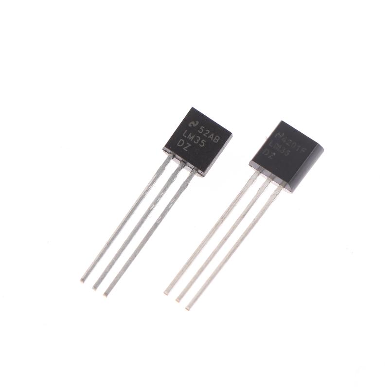 1Pcs/10Pcs Lm35Dz Precision Temperature Sensor Directly Inserted To-92 Lm35 Brand New Temperature Sensor
