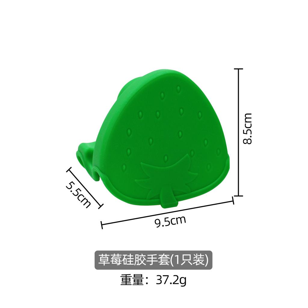 Christmas New Silicone Anti-scalding and Non-slip Gloves, Oven Microwave Oven Hand Clips, Kitchen Baking Silicone Heat Insulation Clips