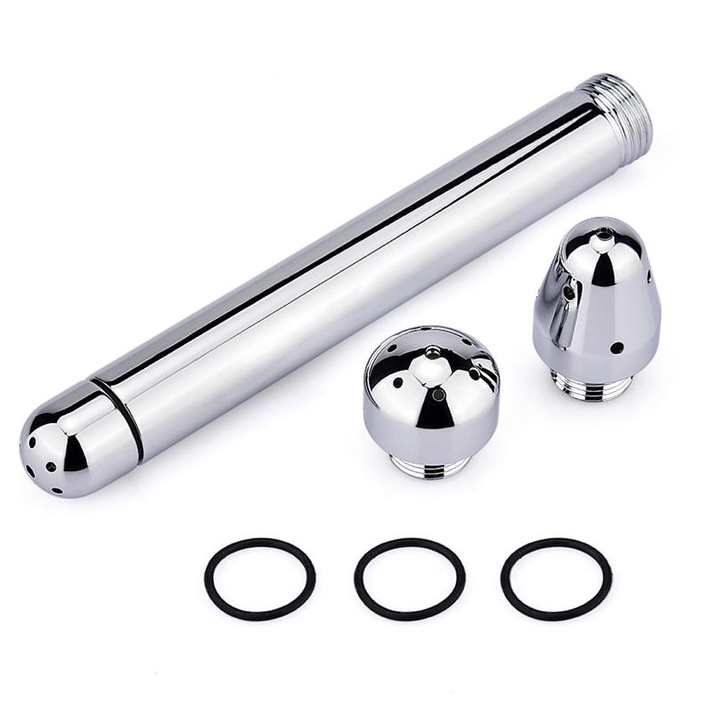 Metal Shower Cleansing Kit Vaginal Anal Enema Colon Douche Enema System Colonic