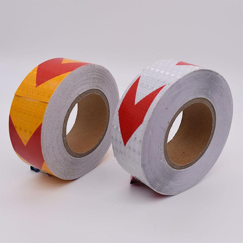 1 Roll Shining Reflective Safety Warning Tape Self Adhesive Twill Printing Reflective Tape For Car