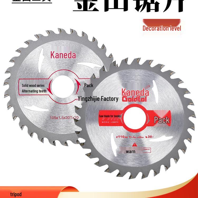 Jindian 4" & 10" Woodworking Saw Blades for Handheld Circular Saws & Angle Grinders