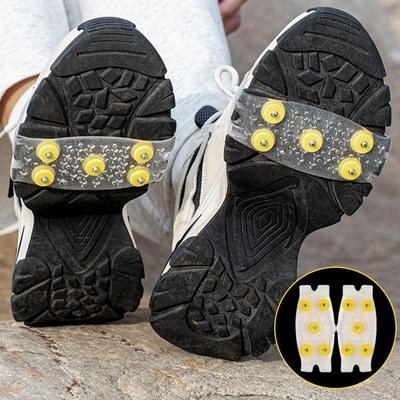 5 Snow Climbing Anti Slip Spikes Grips Crampon,Lightweight Stud Crampons for Outdoor