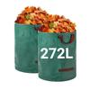 Reusable Garden Waste Bags 272 L - Pack of 2, Sturdy and Waterproof with Handles