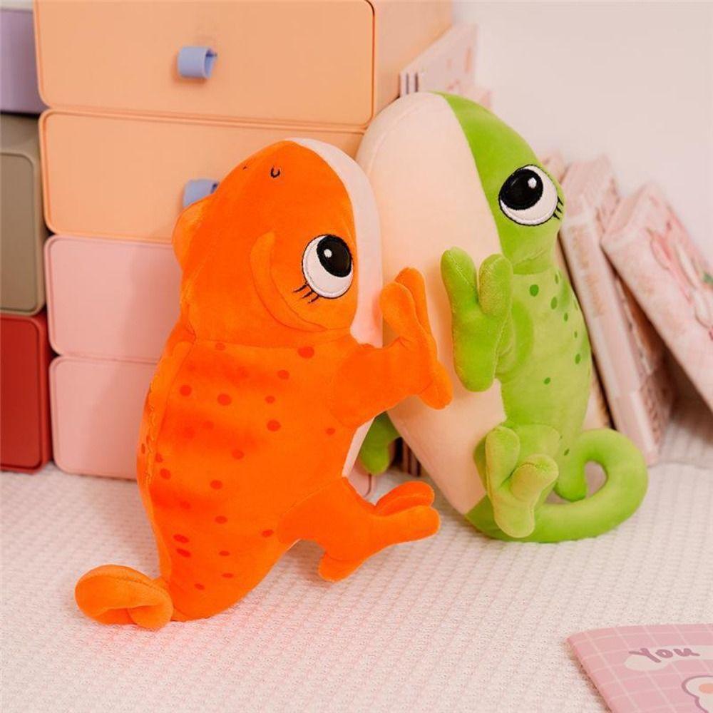 Simulation Plush Lizard Toys Cartoon Plush Lizard Doll Sleep Pillow   Sofa
