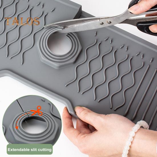 Silikonový kryt baterie Odkapávací podložka Kuchyňský dřez Ochrana proti stříkající vodě Sušící podložka na kuchyňskou linku Koupelnová houba Dávkovač mýdla Odkapávač