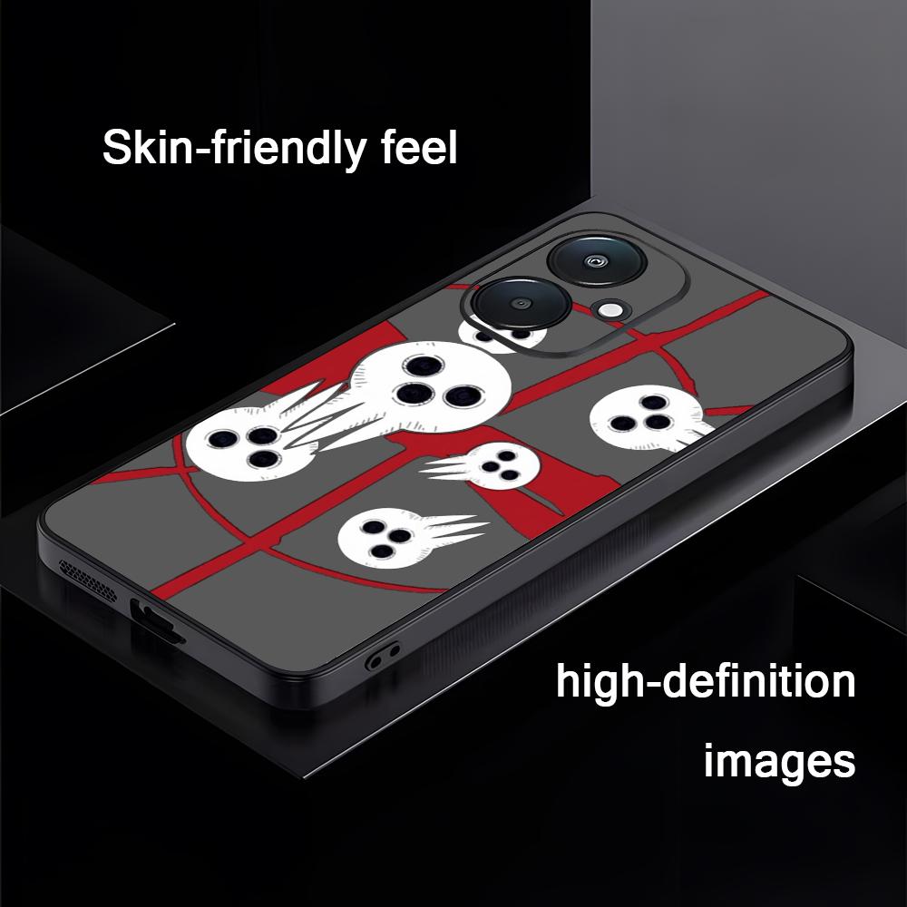 Cool Hot Soul Eater Anime Phone Case For Xiaomi Redmi 14C 13C 12C Note14 13 12 11 10 Pro Plus S Soft Black Phone Cover