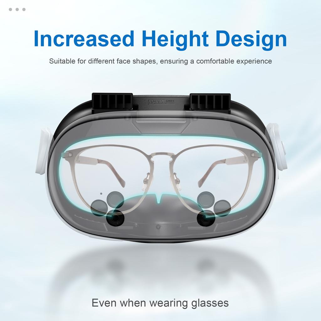 STARTRC GAMES Für Meta Quest 3S VR-Gesichtsmaske Leder/Lycra Schaumstoffpolster Atmungsaktive Gesichtsabdeckung