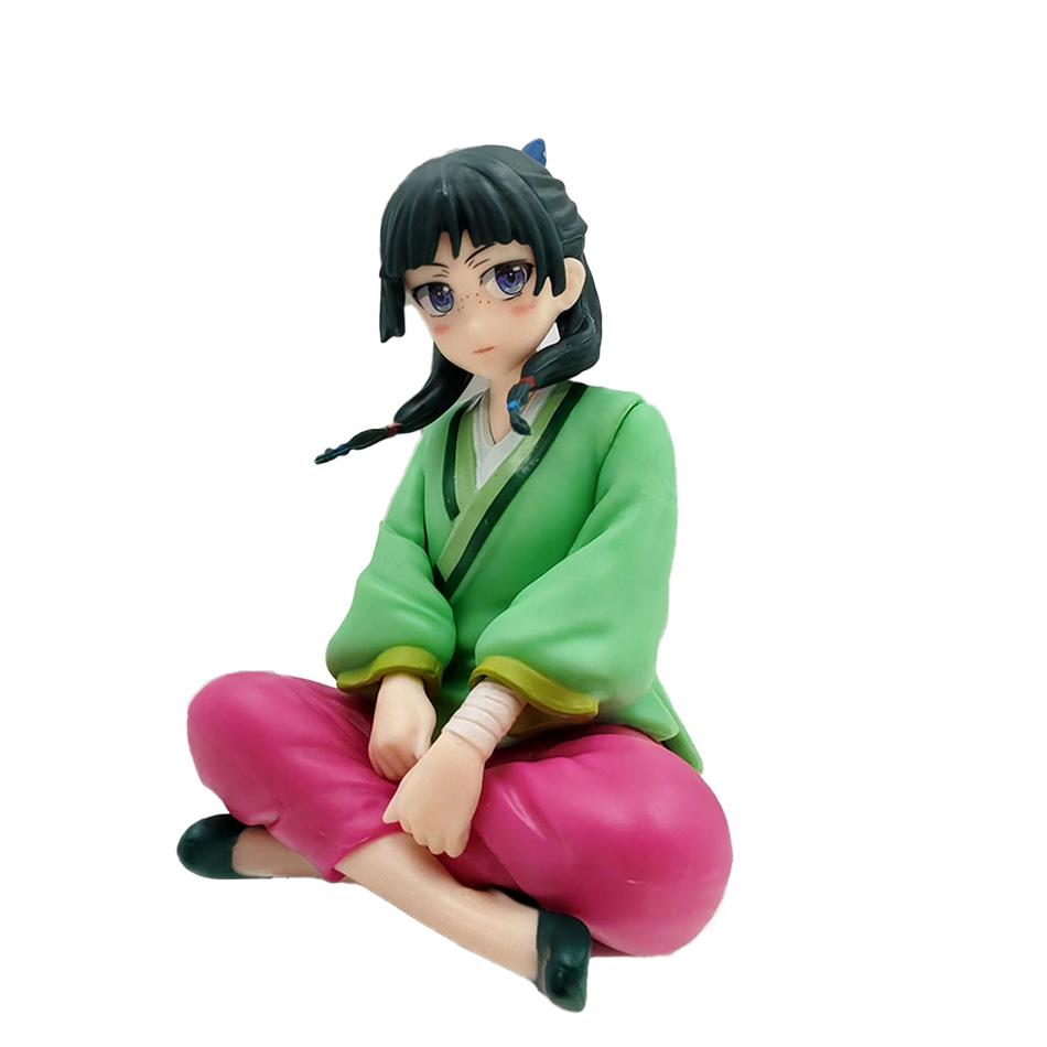In Stock The Apothecary Diaries Maomao Jinshi Mini Figure Anime Periphery Kawaii Sitting Toys Desktop Car Ornaments Model Gifts