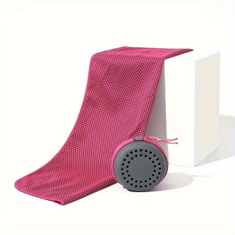 Four Season Cooling Sports Towel, Quick Dry, Sweat Absorbent, Refreshing Outdoor Towel for Running, Fitness, Pocket, Wrist Wipes