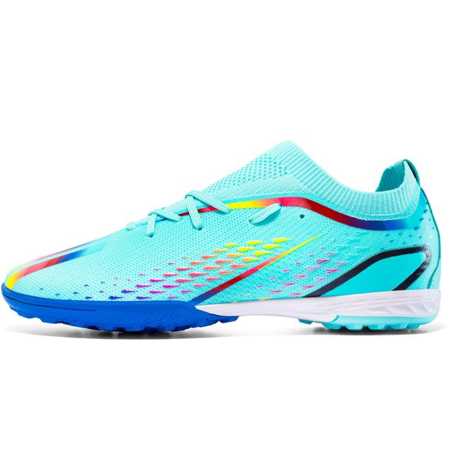 Chaussures de Football originales pour hommes, baskets d'extérieur en gazon artificiel pour enfants, crampons de Football
