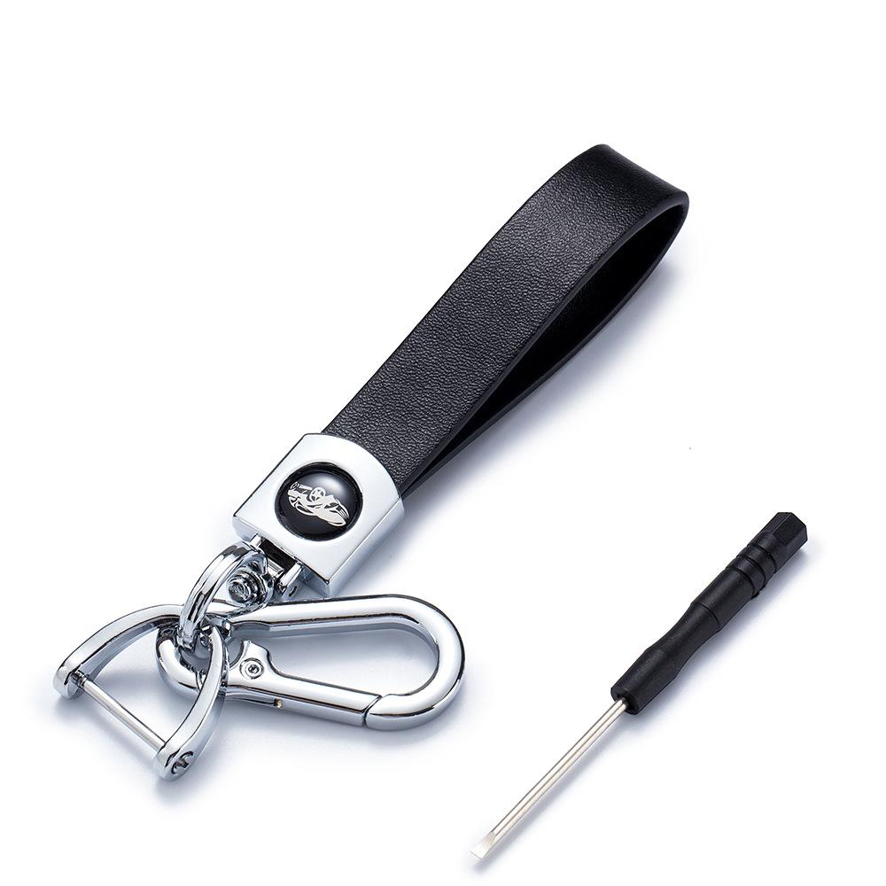 

Hot-selling car logo car keychain, lanyard logo is suitable for Volkswagen Toyota Benz keychain чёрный