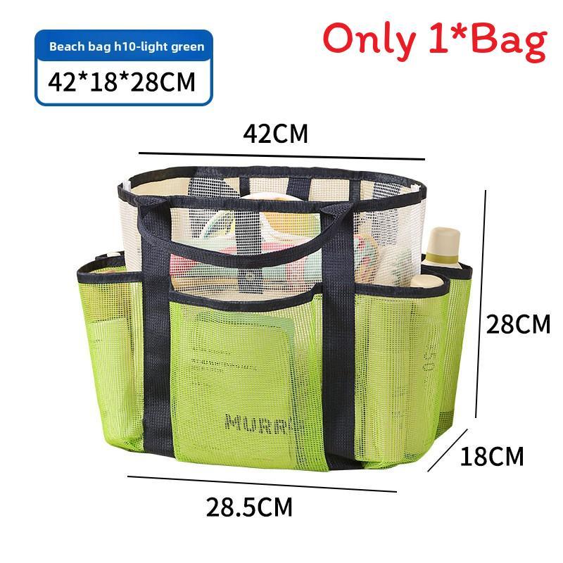 Travel Mesh Beach Bag With Large Capacity For Laundry And Toiletries